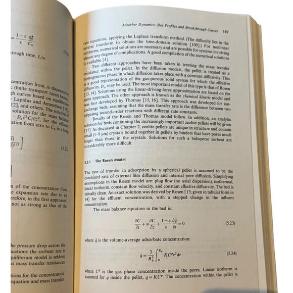 Gas Separation by Adsorption Processes Ralph T Yang 1987 Butterworths Hardcover - Picture 4 of 11